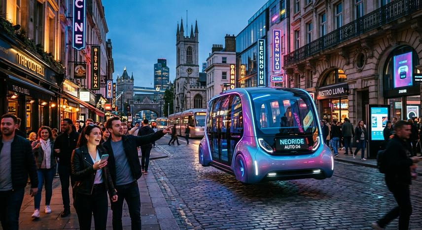 Иллюстрация к запуску роботакси Uber