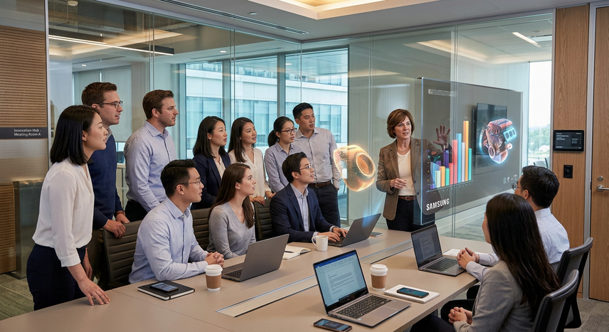 Дисплей Spatial Signage от Samsung